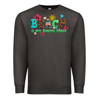 Smoke beach is my happy place Premium Sweatshirt - AdoDesignShop