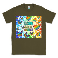 Army Green love has no gender Classic Tee - TumblerDesignByShophia