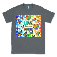 Charcoal Heather love has no gender Classic Tee - TumblerDesignByShophia
