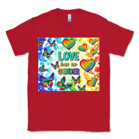 Red love has no gender Classic Tee - TumblerDesignByShophia
