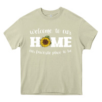 Mossy welcome to our Home Sunflower Heavy Core Tee - Bettercallsaul