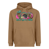 Toasted Coconut with god all things are possible race Heavyweight Hoodie - AdoDesignShop