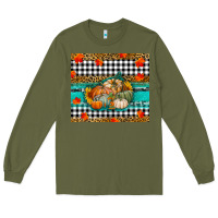 Army Green pumpkins Long Sleeve Tee - RanaPortraitStore