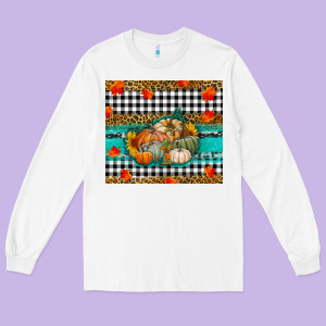 Pumpkins Long Sleeve Tee Designed By Ranaportraitstore
