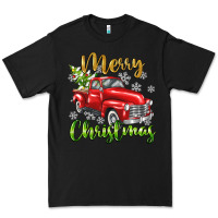 Black Merry Christmas truck Premium Tee - texasbilliewilder