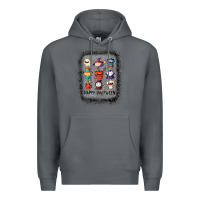 Rock halloween funny set ghost mummy witch vampire and pumpkin t shirt Premium Hoodie - maiPhamDesign