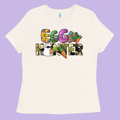 Egg Hunter Easter Day Ladies Tee Designed By Howdyjamesfarm