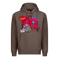 Coffee happy valentine's day Premium Hoodie - CowhideDigitalArt