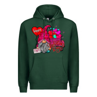Sports Green happy valentine's day Premium Hoodie - CowhideDigitalArt