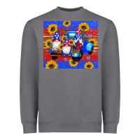 Storm American flag gnomes truck sunflowers star leopard glitter Heavyweight Sweatshirt - Artiststas