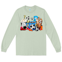 Matcha Soccer Coffee Cups Long Sleeve Tee - FaDigitalArtStudio