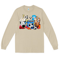 Mushroom Soccer Coffee Cups Long Sleeve Tee - FaDigitalArtStudio