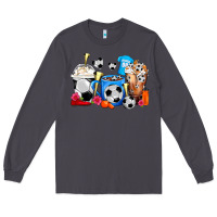 Smoke Soccer Coffee Cups Long Sleeve Tee - FaDigitalArtStudio