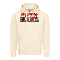 Sandshell Christmas merry mama Zipper Hoodie - BarkalooDesign