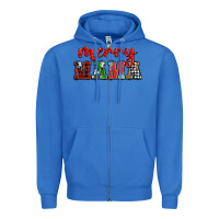 True Royal Christmas merry mama Zipper Hoodie - BarkalooDesign