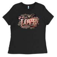 Black Love America 4th of july Ladies Tee - HowdyJamesFarm