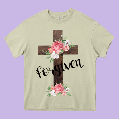 Forgiven Heavy Core Tee Designed By Bettercallsaul