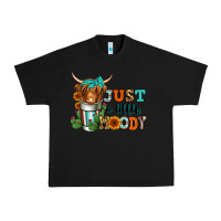 Black just a little moody coffee cup long haired cow Urban Heavy Tee - Jasminsmagicworld