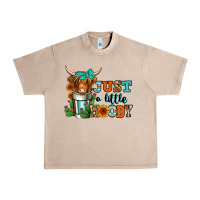 French Oak just a little moody coffee cup long haired cow Urban Heavy Tee - Jasminsmagicworld