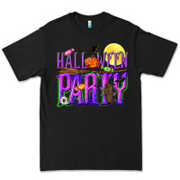 Black Halloween party Premium Tee - NancyCooperArtShop