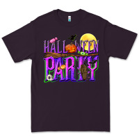Plum Halloween party Premium Tee - NancyCooperArtShop