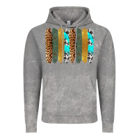 Cloud Rock western brushstrokes Vintage Hoodie - OliviaCreatesArt