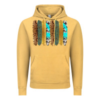 Vintage Mustard western brushstrokes Vintage Hoodie - OliviaCreatesArt