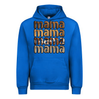 Cobalt faux sequins mama Urban Hoodie - JahusDesignShop