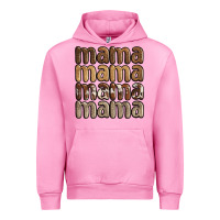 Fuchsia Pink faux sequins mama Urban Hoodie - JahusDesignShop