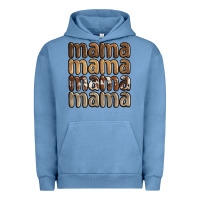 Pigment Pebble Blue faux sequins mama Urban Hoodie - JahusDesignShop