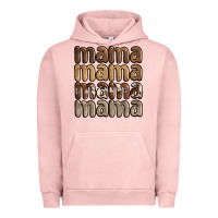 Pigment Salmon faux sequins mama Urban Hoodie - JahusDesignShop