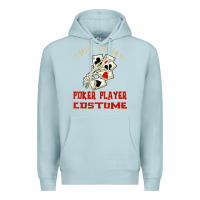 Blue Mist this is my poker player costume halloween t shirt Premium Hoodie - maiPhamDesign