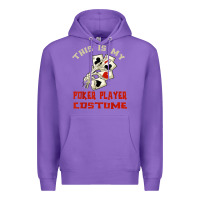 Purple this is my poker player costume halloween t shirt Premium Hoodie - maiPhamDesign