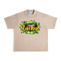 French Oak St. Patrick's Day lips lucky Urban Heavy Tee - HowdyJamesFarm