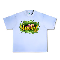 Grape Ice St. Patrick's Day lips lucky Urban Heavy Tee - HowdyJamesFarm