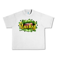 Lunar Rock St. Patrick's Day lips lucky Urban Heavy Tee - HowdyJamesFarm
