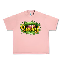 Salmon St. Patrick's Day lips lucky Urban Heavy Tee - HowdyJamesFarm