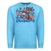 Ocean Blue little miss firecracker Premium Sweatshirt - AdoDesignShop