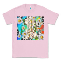 Bubblegum Pink human with daisies Classic Tee - TumblerDesignByShophia