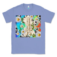 Colony Blue human with daisies Classic Tee - TumblerDesignByShophia