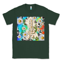Sports Green human with daisies Classic Tee - TumblerDesignByShophia