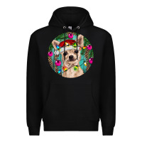 Black Christmas Chihuahua Premium Hoodie - RanaPortraitStore