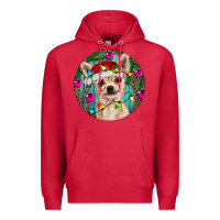 Cardinal Christmas Chihuahua Premium Hoodie - RanaPortraitStore