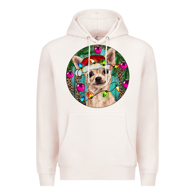 Christmas Chihuahua Premium Hoodie by RanaPortraitStore | Teevron