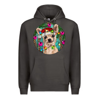 Smoke Christmas Chihuahua Premium Hoodie - RanaPortraitStore