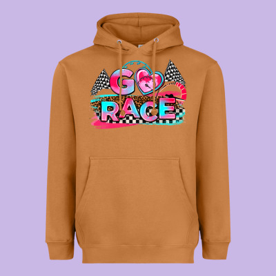 Go Race Heavyweight Hoodie Designed By Adodesignshop