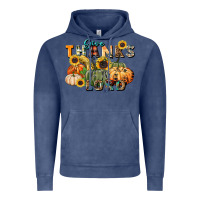 Vintage Denim give thanks to the lord Vintage Hoodie - FaDigitalArtStudio