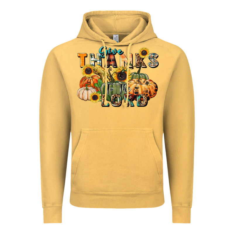 Give Thanks To The Lord Vintage Hoodie by FaDigitalArtStudio | Teevron