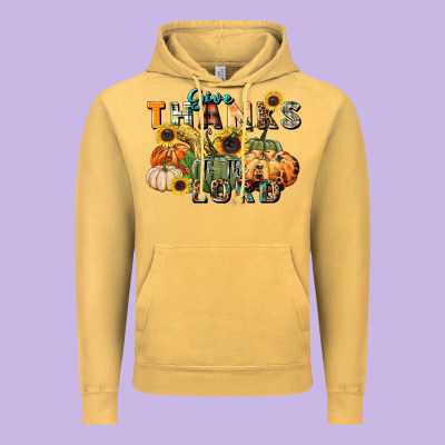 Give Thanks To The Lord Vintage Hoodie Designed By Fadigitalartstudio