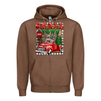Chestnut small town christmas Zipper Hoodie - BarkalooDesign